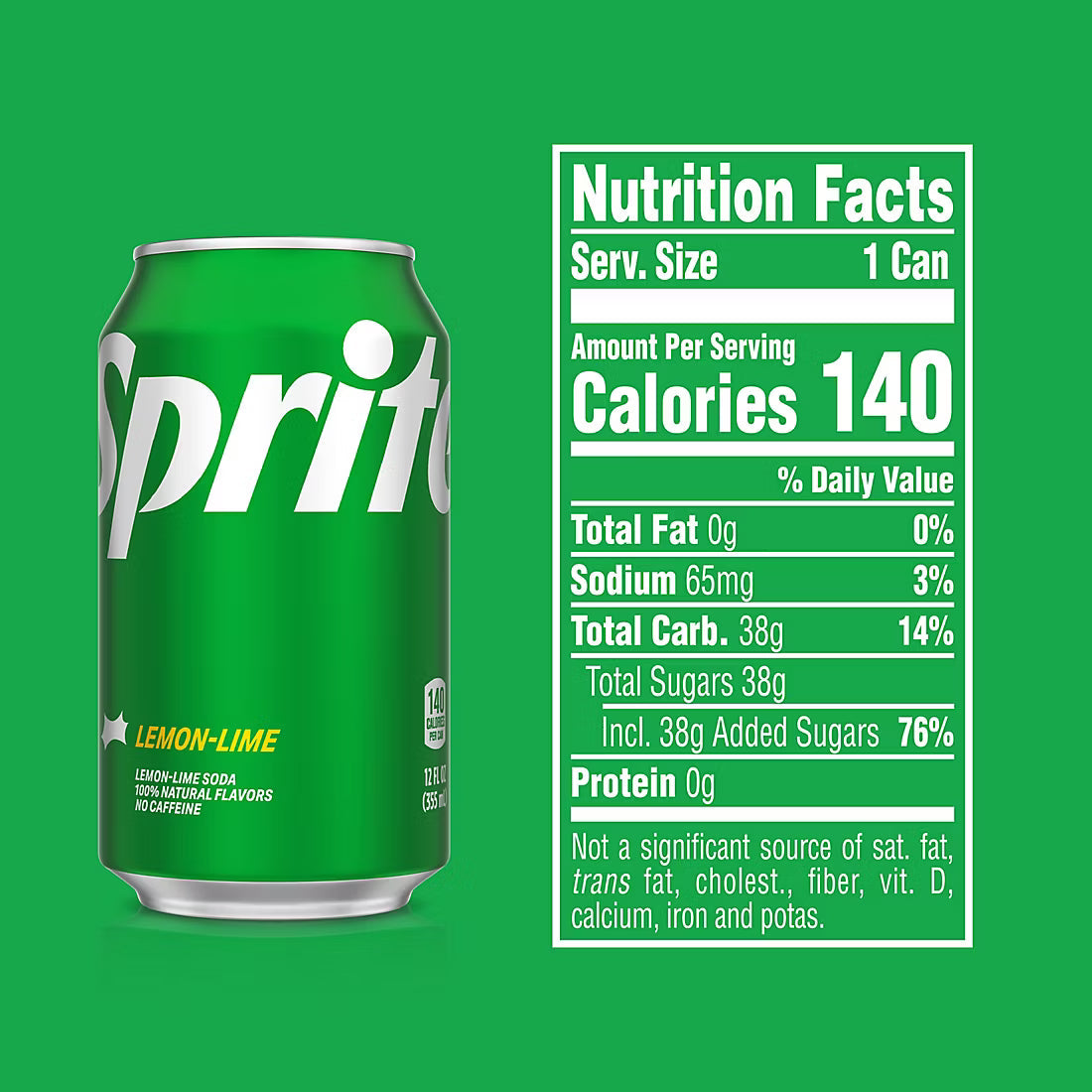 Sprite Lemon-Lime Caffeine Free Soda Soft Drink, Cans, 35 pk./12 fl. oz.