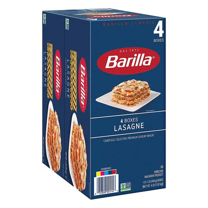 Barilla Wavy Lasagne, 4 pk./1 lb.