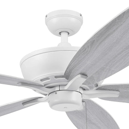 Mainstays 60in White Traditional Indoor Outdoor Ceiling Fan