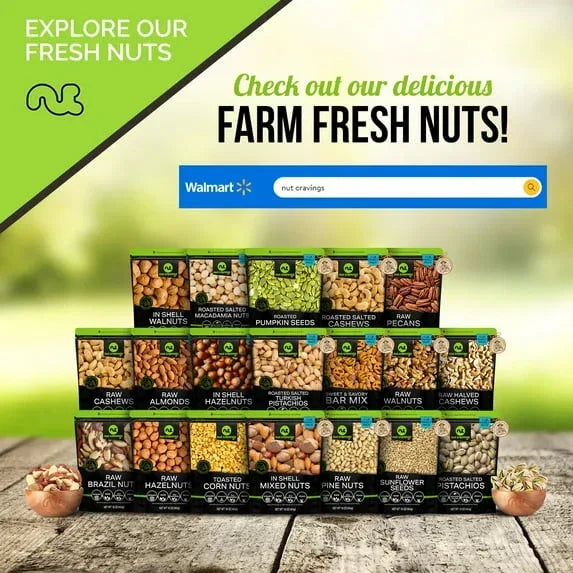 Nut Cravings Roasted Cashews Lightly Salted, Whole (32oz - 2 lbs)