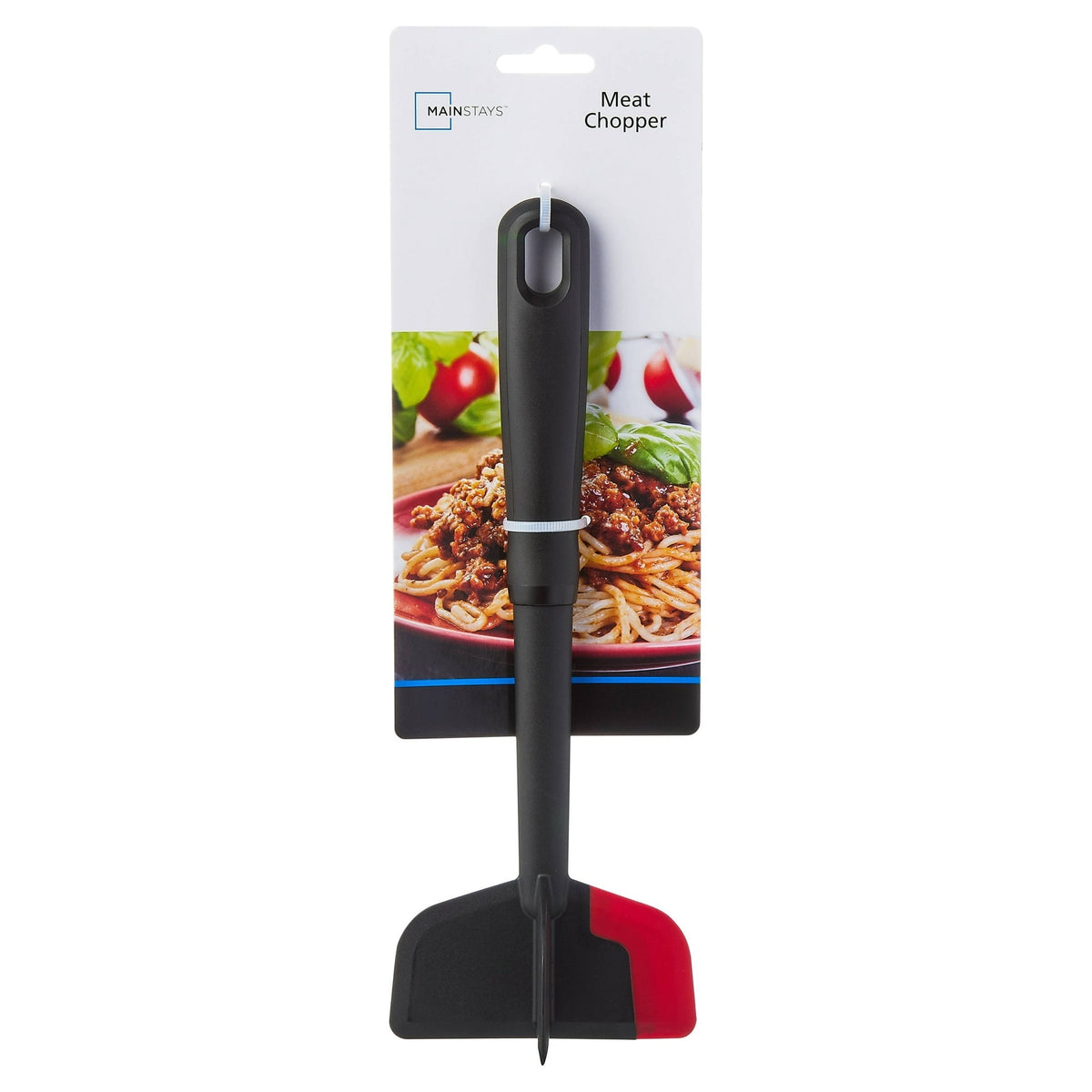 (2 pack) Mainstays Silicone Meat Masher and Chopper, Black