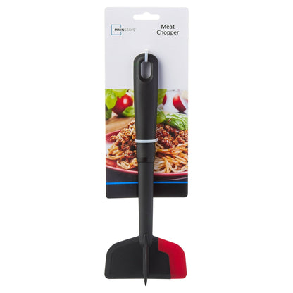 (2 pack) Mainstays Silicone Meat Masher and Chopper, Black