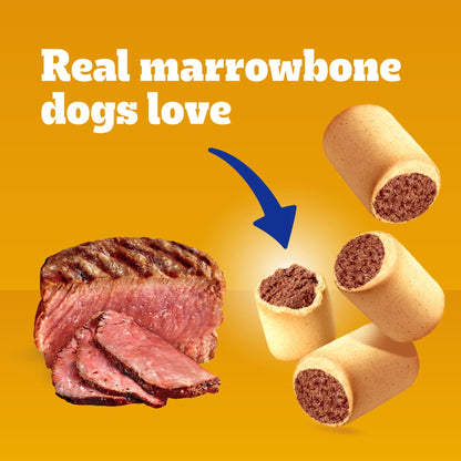 Pedigree Bone Marrow Dog Treats, Real Beef Flavor Dry Dog Treats, 6 lb. Bag