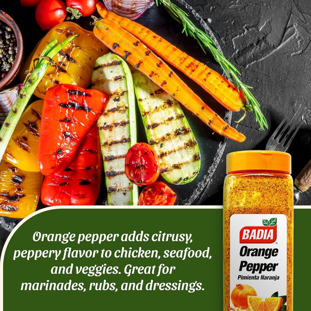 Badia Lemon Pepper Seasoning, 24 oz - Pepper, Garlic & Onion, Zesty Citrus Blend for Chicken, Seafood & Vegetables