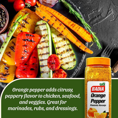 Badia Lemon Pepper Seasoning, 24 oz - Pepper, Garlic & Onion, Zesty Citrus Blend for Chicken, Seafood & Vegetables