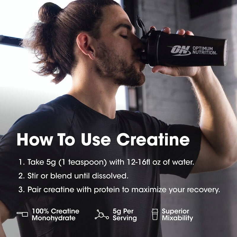 Optimum Nutrition, Micronized Creatine Powder, Unflavored, 10.58 oz (300 g)