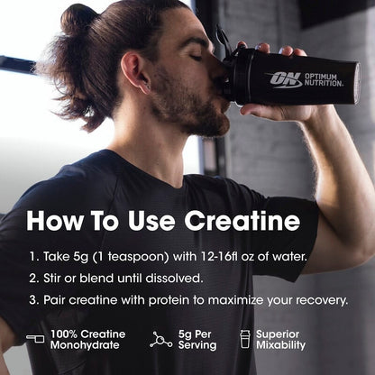 Optimum Nutrition, Micronized Creatine Powder, Unflavored, 10.58 oz (300 g)