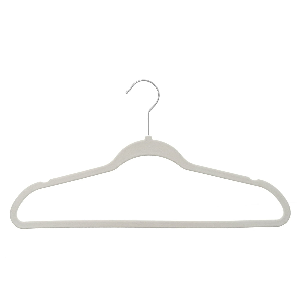 Better Homes & Gardens Velvet Adult Clothing Hangers, Beige, Non-Slip, Space Saving, 30 Count