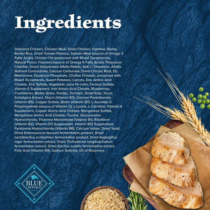 Blue Buffalo Wilderness Natural Dry Dog Food Plus Wholesome Grains, Chicken