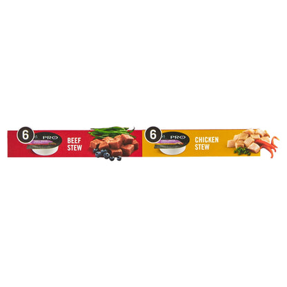 Pure Balance Pro Beef Stew & Chicken Stew for Small Breeds Wet Dog Food 3.5 oz