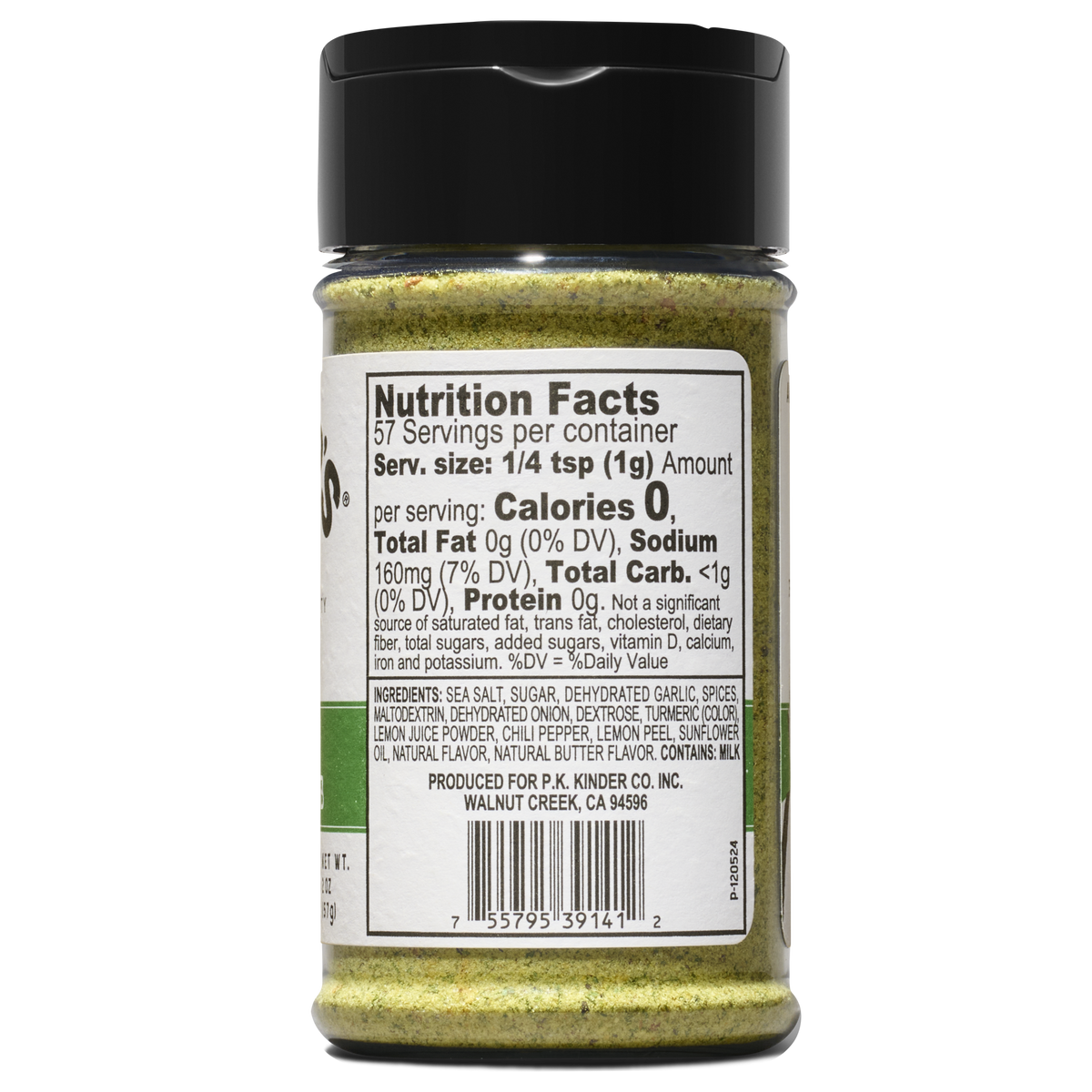 Kinder's Buttery Garlic & Herb Seasoning, 2 oz
