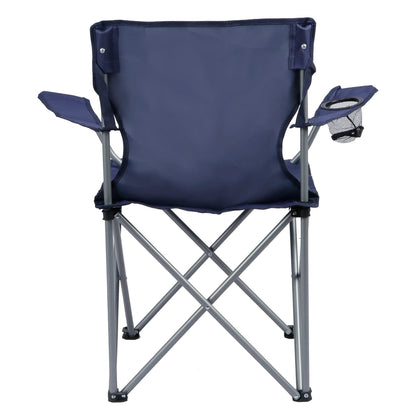Ozark Trail Folding Camp Chair with Cup Holder – Lightweight, Portable Outdoor Chair for Camping, Tailgating & Sports – Peri Night