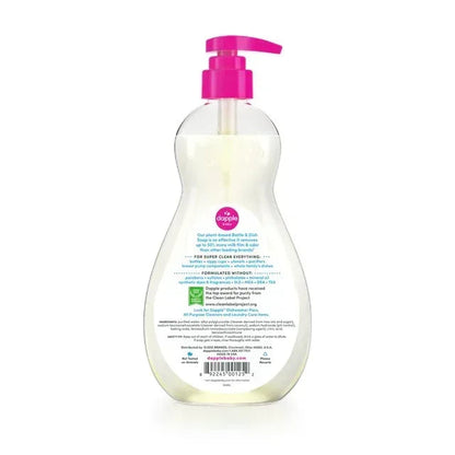 Dapple Baby Bottle and Dish Soap for Baby Products, Fragrance-Free, 16.9 fl oz
