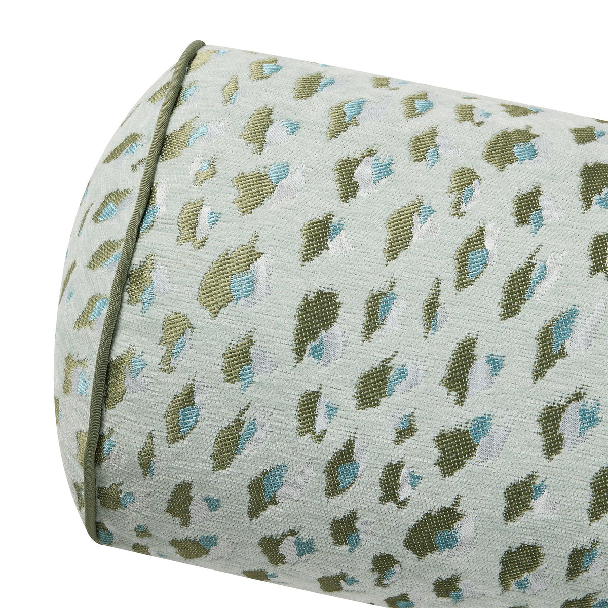 Home Decor Collection Woven Leopard Bolster Decorative Pillow