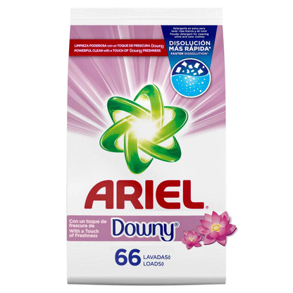 (2 pack) Ariel with a Touch of Downy Freshness Powder Laundry Detergent, 105 oz, 66 Loads
