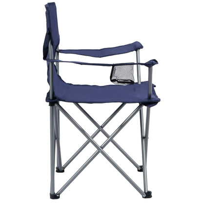 Ozark Trail Folding Camp Chair with Cup Holder – Lightweight, Portable Outdoor Chair for Camping, Tailgating & Sports – Peri Night