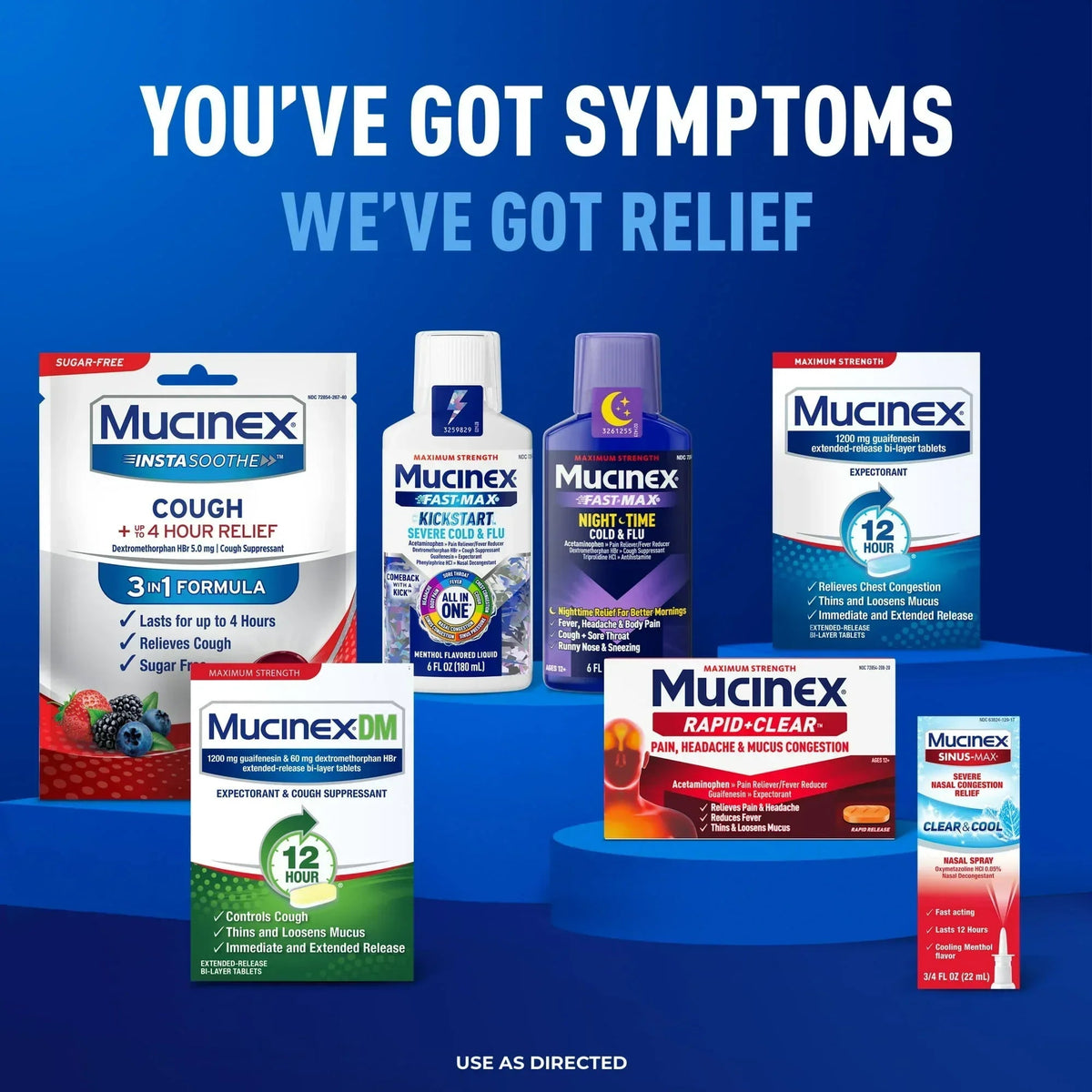 Mucinex Fast-Max Kickstart Severe Cold & Flu Liquid, OTC Cough Relief, Menthol Flavor, 6 fl oz