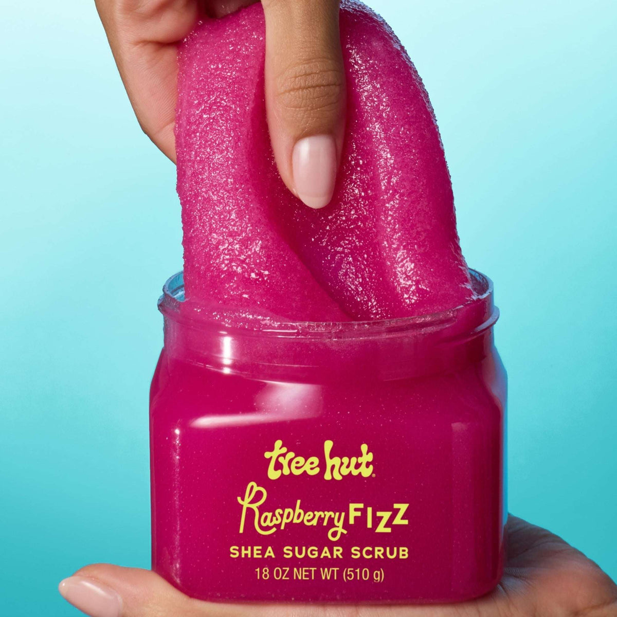(3 pack) Tree Hut Raspberry Fizz Shea Butter Sugar Body Scrub, 18 oz