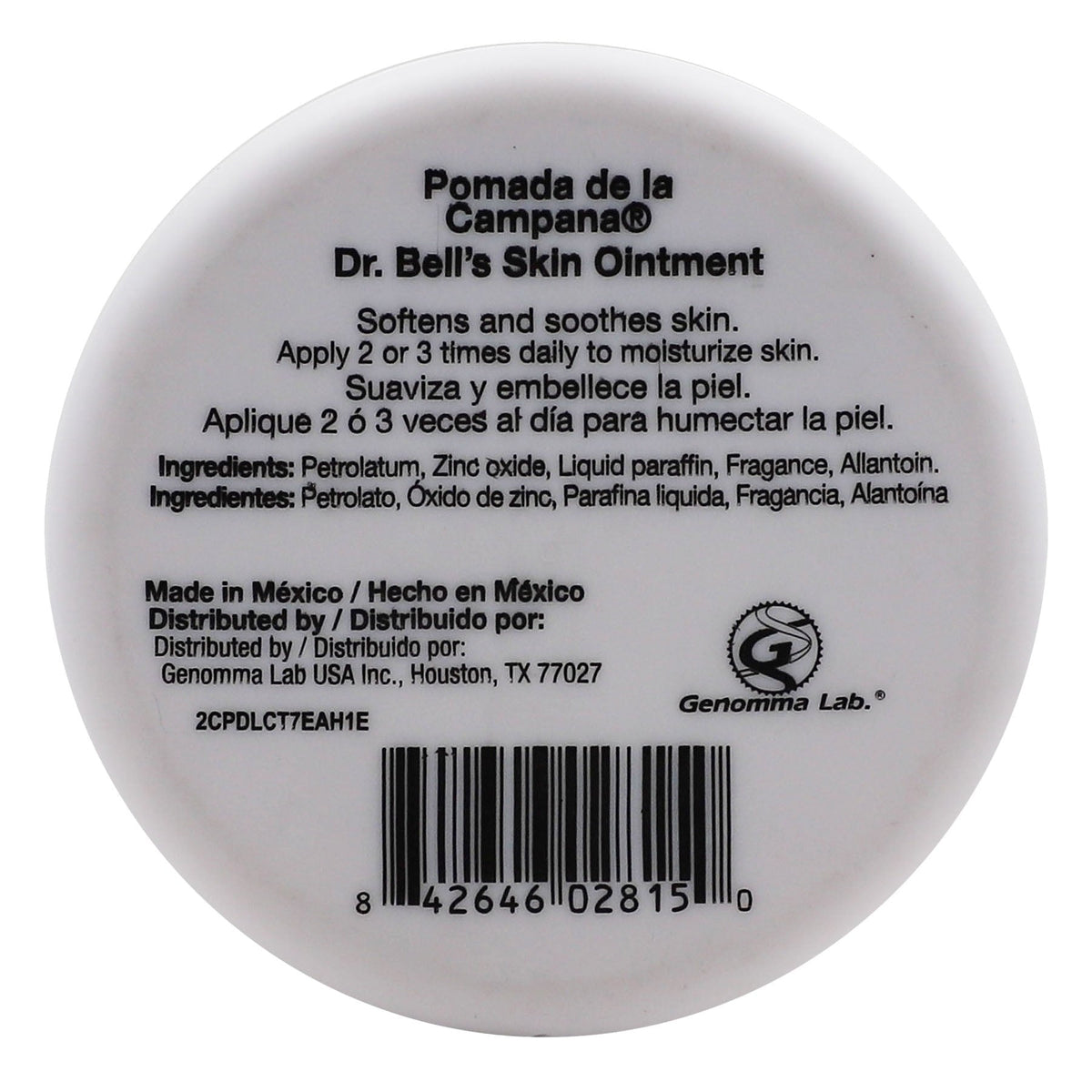 (3 pack) Dr. Bell"s Pomade, Pomada De La Campana for Dry Skin and Melasma 2.6 oz Jar