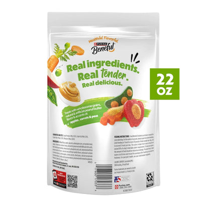 Purina Beneful Baked Delights Snackers with Peanut Butter Flavor Soft Baked Treats for Dogs