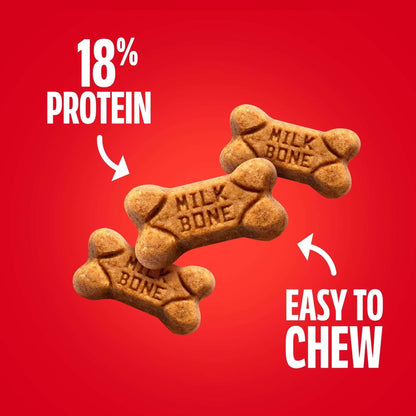 Milk Bone Soft & Chewy Mini’s Dog Treats, Made with Real Chicken, 18 oz Canister