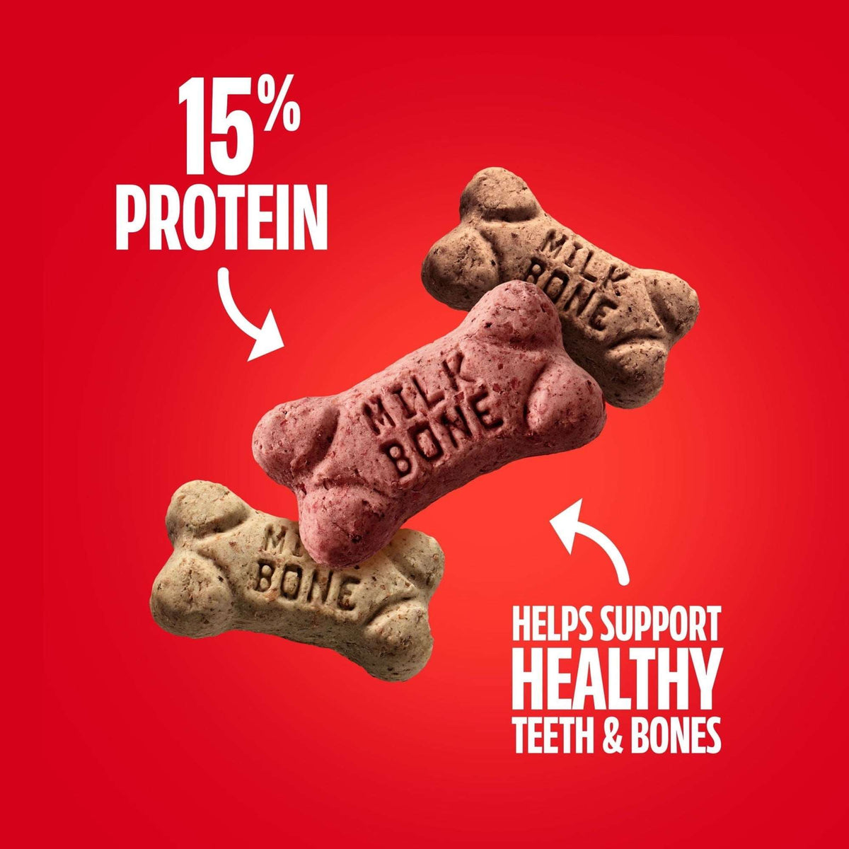 Milk Bone Flavor Snacks Mini’s Dog Biscuits, Flavored Crunchy Dog Treats, 36 oz Canister