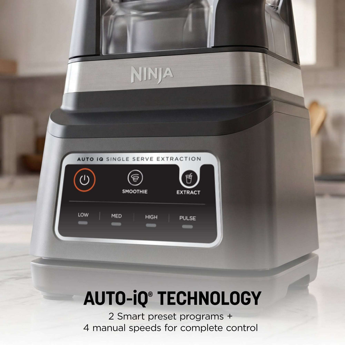 Ninja Professional Plus DUO 72-Oz Blender, Smoothies, Ice Crush, 2 Auto-iQ Preset Programs, 4 Speeds, 1400PW, BN750