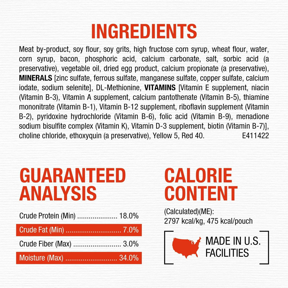 Purina Moist and Meaty Rise and Shine Awaken Bacon and Egg Flavor Soft Dog Food High Protein Pouches (12 Pouches)