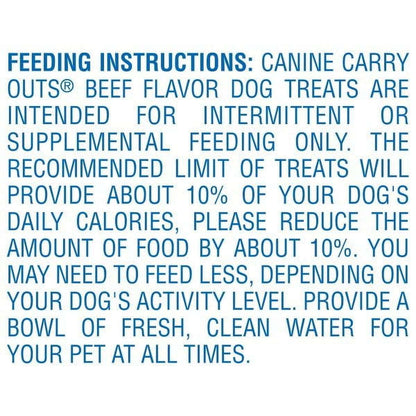 Canine Carry Outs Beef Flavor Dog Treats
