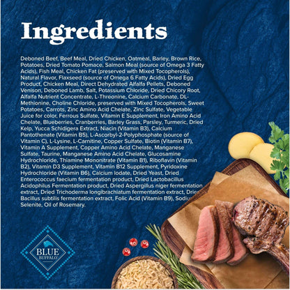 Blue Buffalo Wilderness Adult Dry Dog Food, Rocky Mountain Recipe, Red Meat, 4.5-lb. Bag