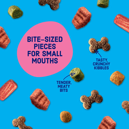Kibbles 'n Bits Mini Bits Small Breed Dry Dog Food Savory Bacon & Steak Flavor, 3.5 lb.