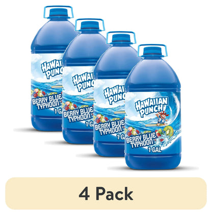 Hawaiian Punch Berry Blue Typhoon, Juice Drink, 1 gal bottle