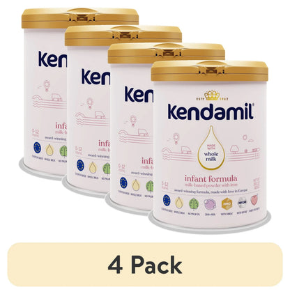 Kendamil European Whole Milk Classic Infant Formula Powder with HMOs, Prebiotics & DHA, 28.2 oz