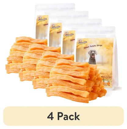 Pawmate Sweet Potato Dog Treats, Promote Digestion Soft Chews for All Dogs, 30 ct Packet