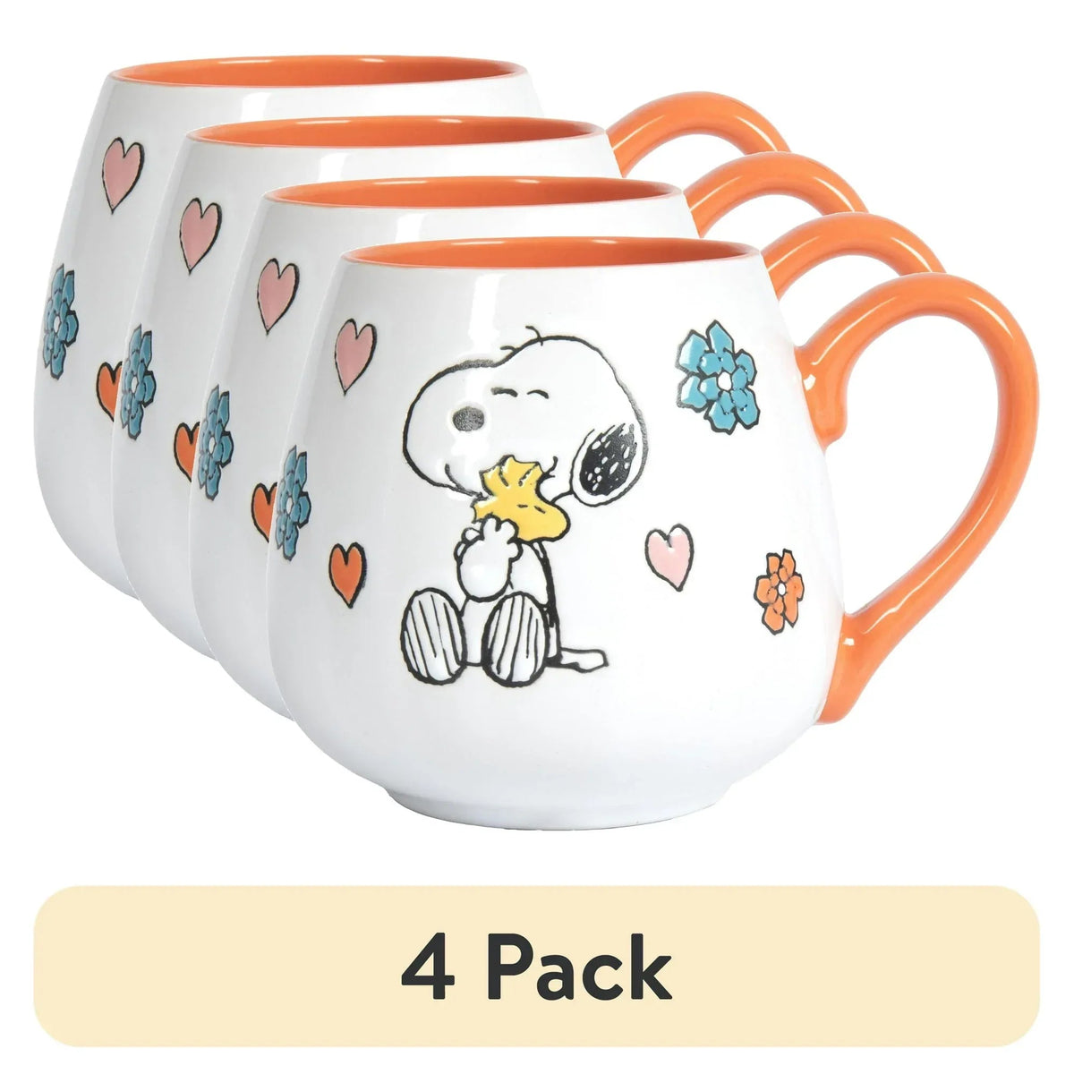 Peanuts Mother Baby Orange 20oz Ceramic Mug
