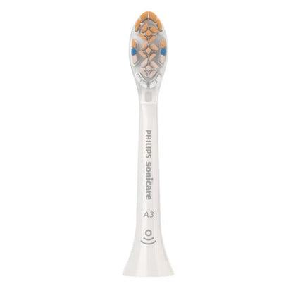 Philips Sonicare A3 All-in-One Replacement Electric Toothbrush Heads, Soft Bristle, Plaque Removal, Whitening and Gum Care, 6-pack