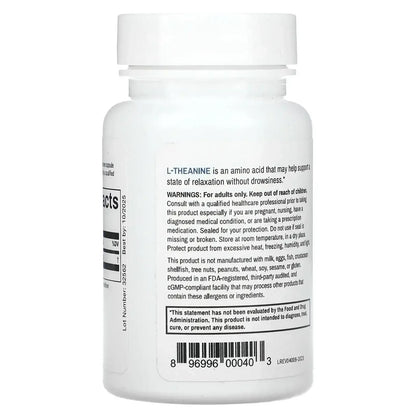 California Gold Nutrition, L-Theanine, Featuring AlphaWave, 100 mg, 30 Veggie Capsules