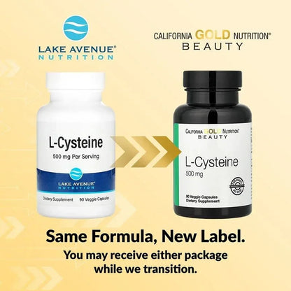 Lake Avenue Nutrition, L-Cysteine, 500 mg, 90 Veggie Capsules