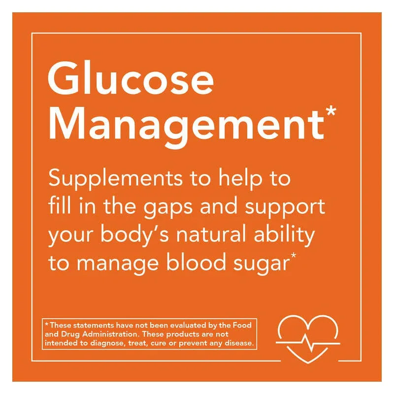 NOW Foods, Glucose Metabolic Support, 90 Veg Capsules