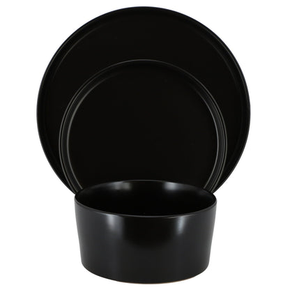 Elama Josh 18 Piece Stoneware Dinnerware Set, Tableware Setting Service for 6