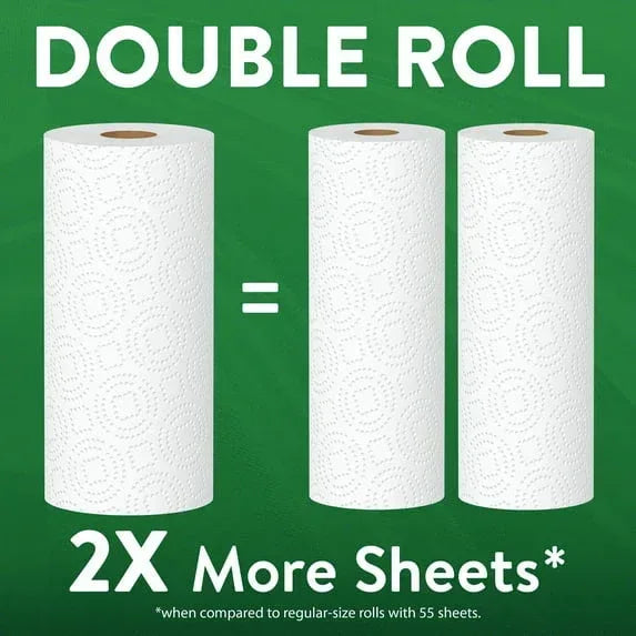 Great Value Ultra Strong Paper Towels, 6 Double Rolls