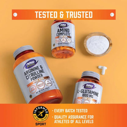 NOW Foods, Sports, Arginine & Ornithine, 100 Veg Capsules