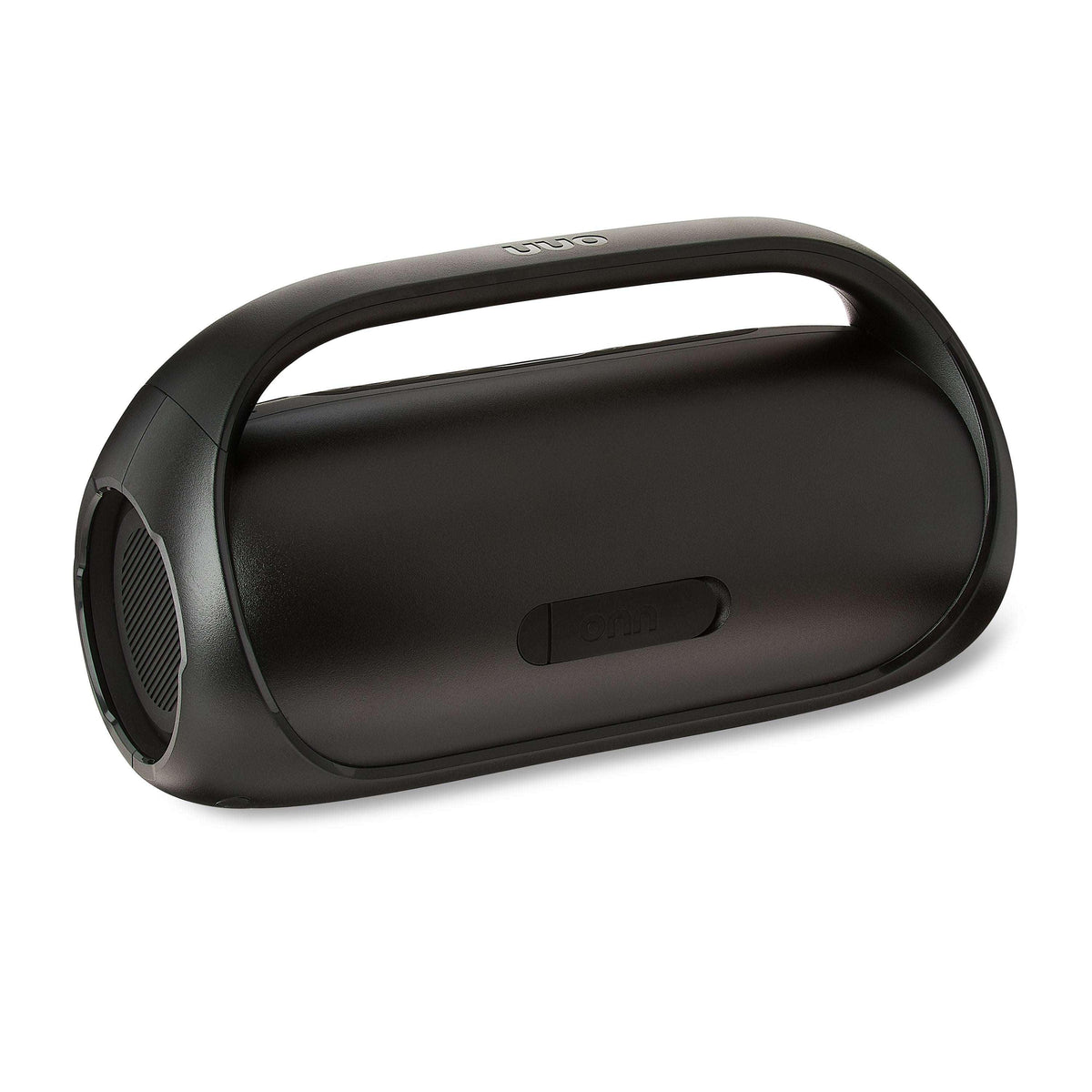 onn Portable FM Boombox with LED Lighting