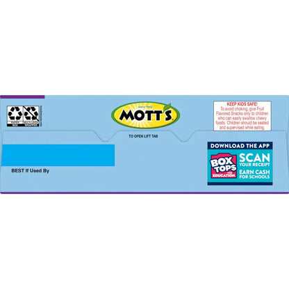 Mott's Fruit Flavored Snacks, Assorted Fruit, Gluten Free, Value Pack, 22 Pouches, 17.6 oz