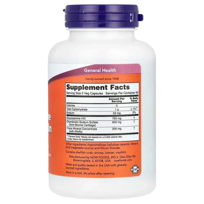 NOW Foods, Glucosamine & Chondroitin, Veg Capsules