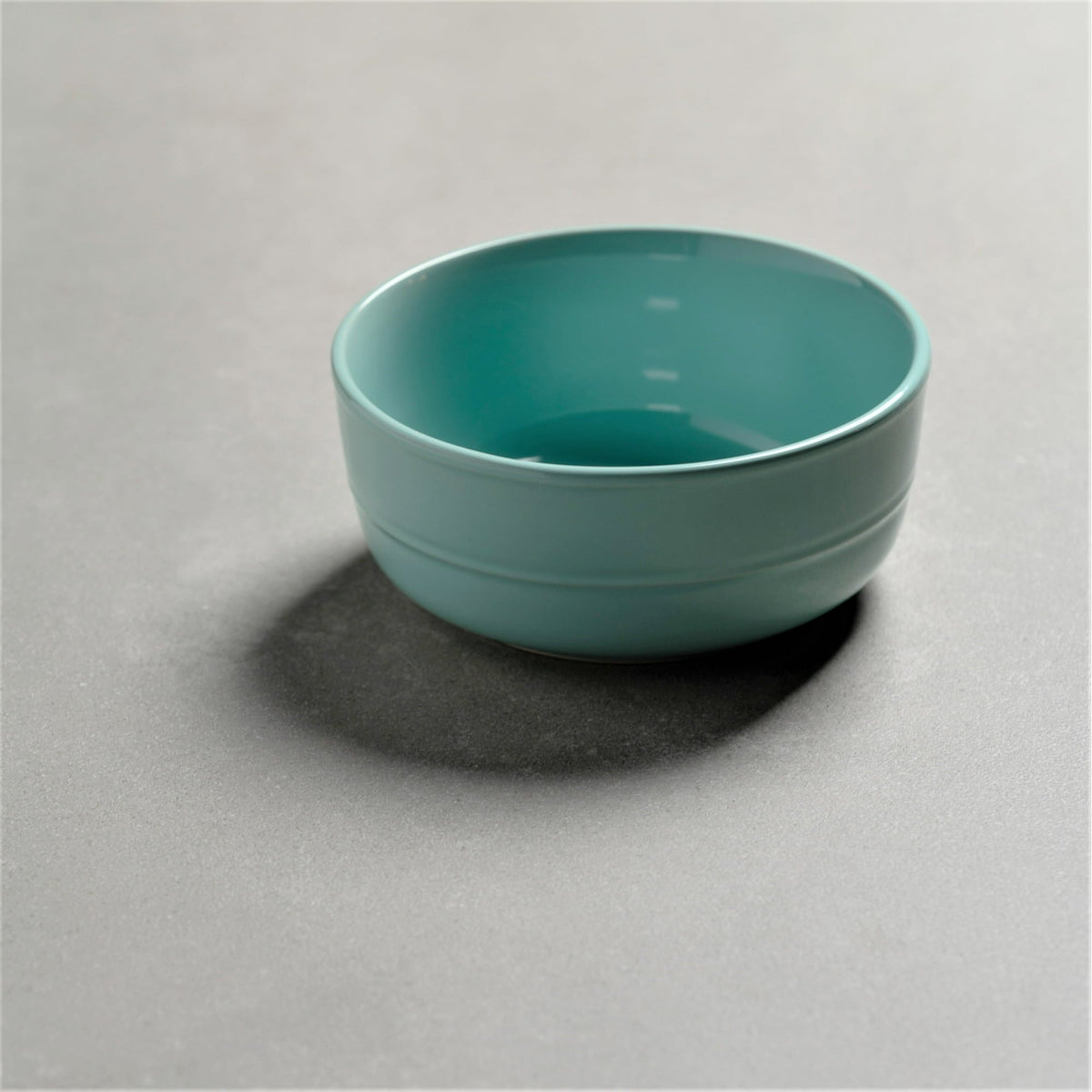 10 Strawberry Street Double Line 6.25"/24 oz Round Cereal Bowl, Set of 6, Seafoam