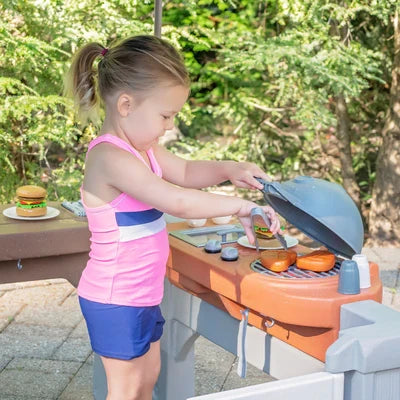Grill & Splash Play Center with Canopy