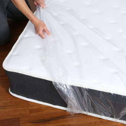 Pen+Gear Universal Mattress Bag, Fits Up to King Bed, Clear Plastic Moving Supply