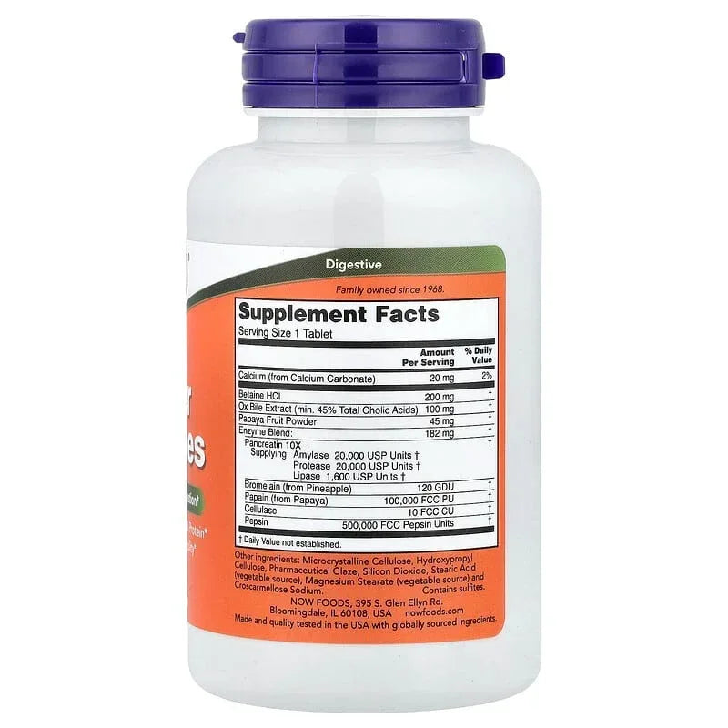 NOW Foods, Super Enzymes, Tablets