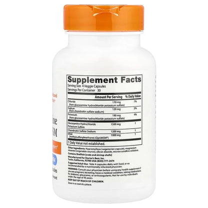 Doctor's Best, Glucosamine Chondroitin MSM, Veggie Capsules
